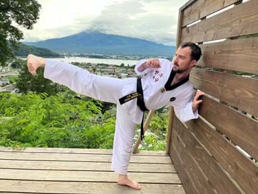 Coach at Sun Bae Korean Martial Arts Instructor Brendan Whish Taekwondo Hapkido Kumdo